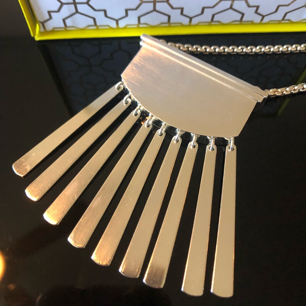 Kendra Scott long Reversible necklace NWTpink/gold